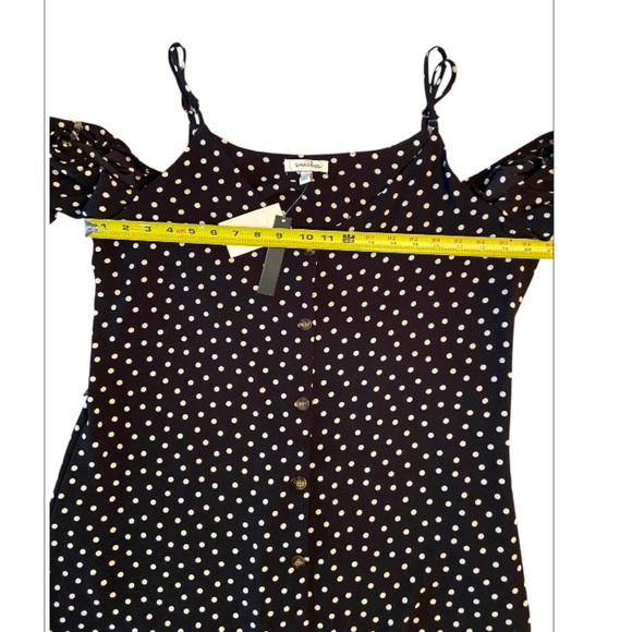 SPEECHLESS POLKA DOT COLD SHOULDER DRESS SIZE XXL - Picture 2 of 5